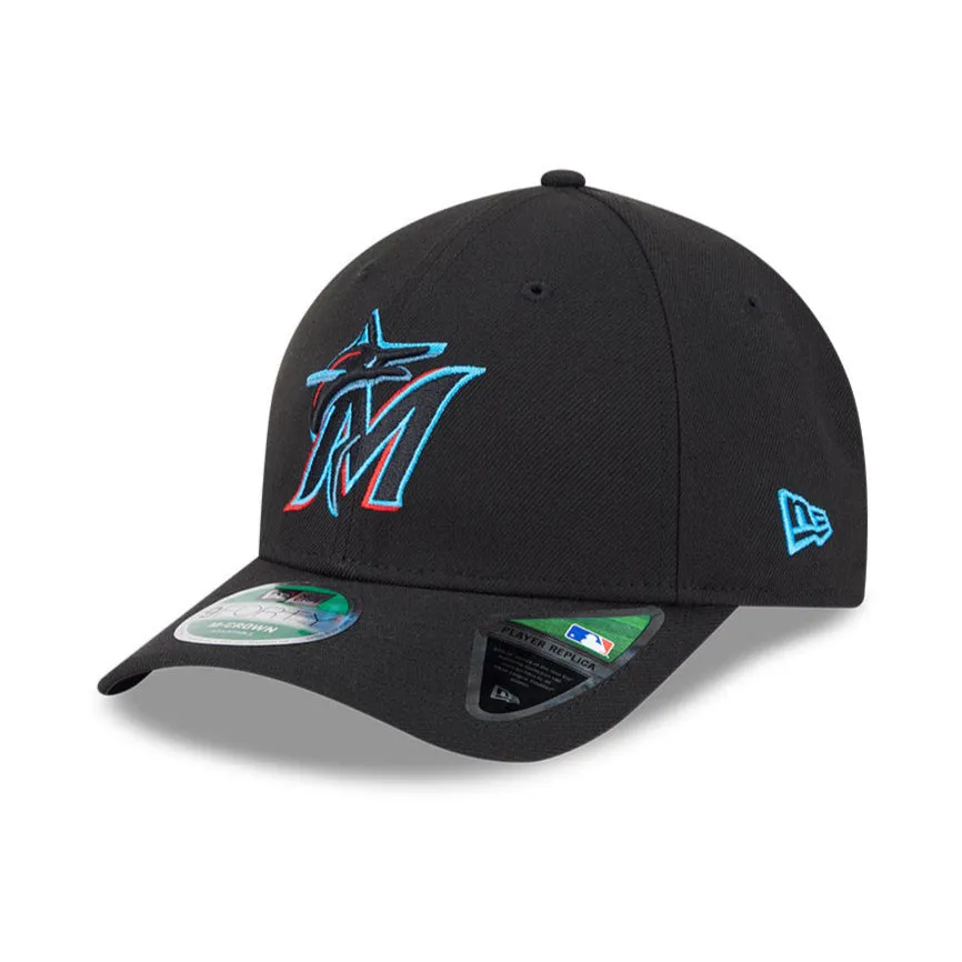 New Era 9Forty M-Crown Miami Marlins Snapback Game Hat - Black sold by Hat Club product image thumbnail 3