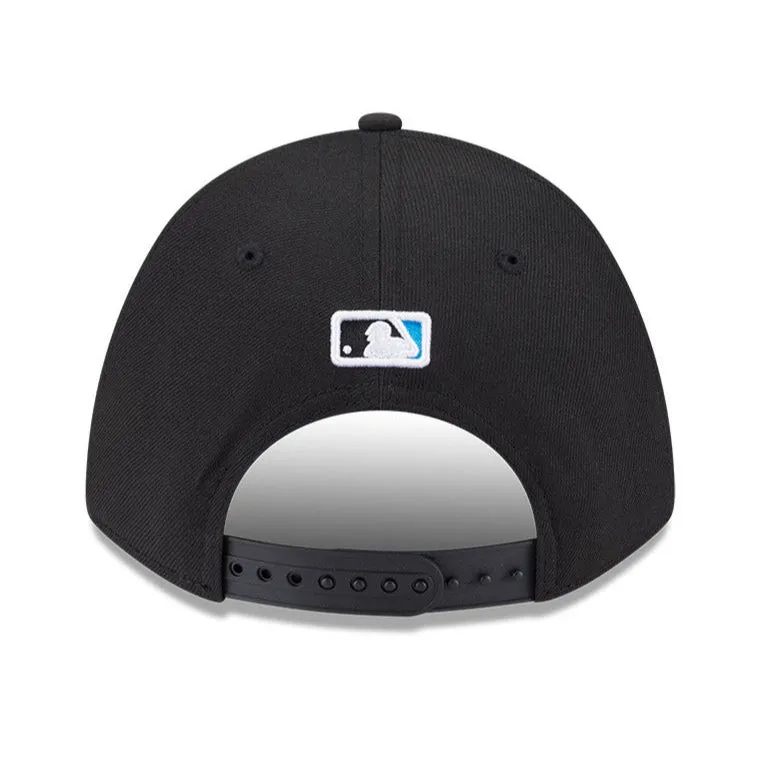 New Era 9Forty M-Crown Miami Marlins Snapback Game Hat - Black sold by Hat Club product image thumbnail 4