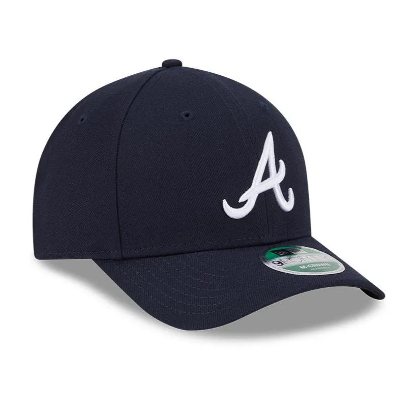 New Era 9Forty M-Crown Atlanta Braves Snapback Road Hat - Navy sold by Hat Club