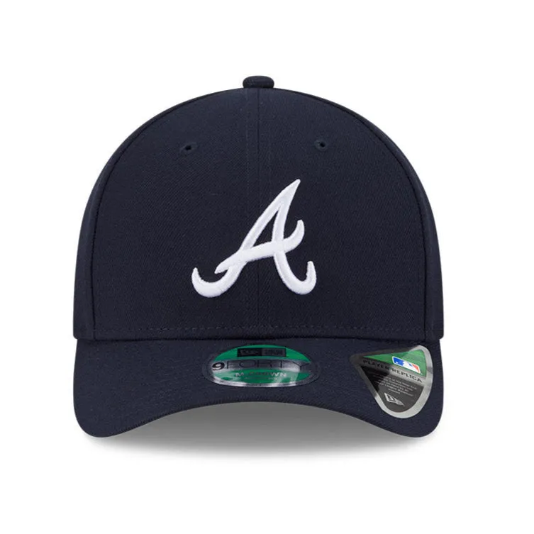 New Era 9Forty M-Crown Atlanta Braves Snapback Road Hat - Navy sold by Hat Club product image thumbnail 2