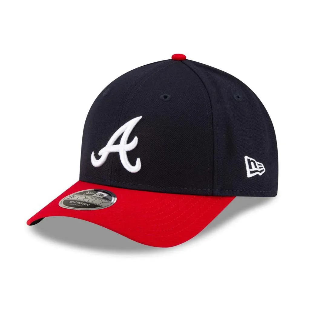 New Era 9Forty M-Crown Atlanta Braves Snapback Home Hat - Navy, Red sold by Hat Club product image thumbnail 3