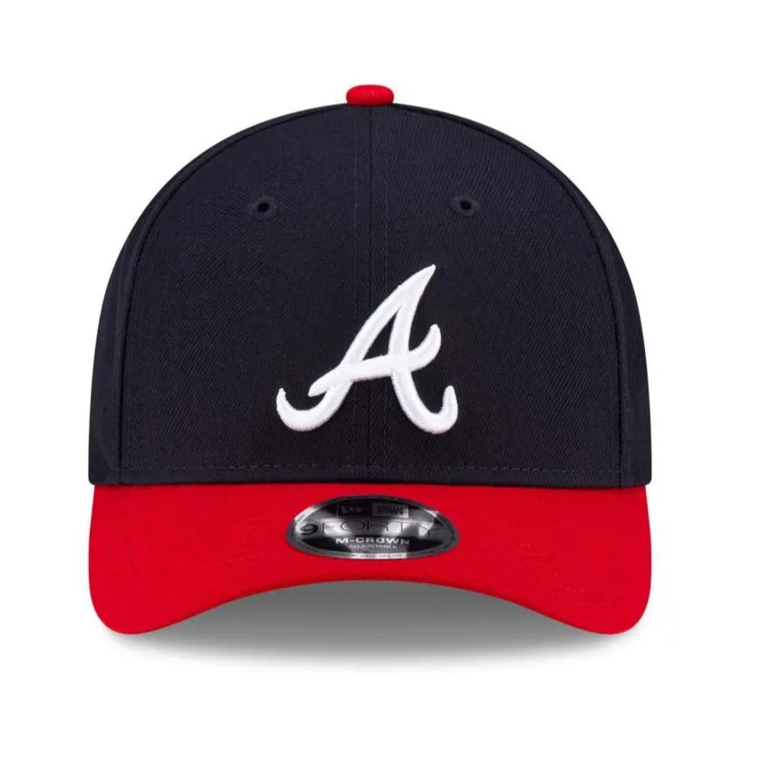 New Era 9Forty M-Crown Atlanta Braves Snapback Home Hat - Navy, Red sold by Hat Club product image thumbnail 2