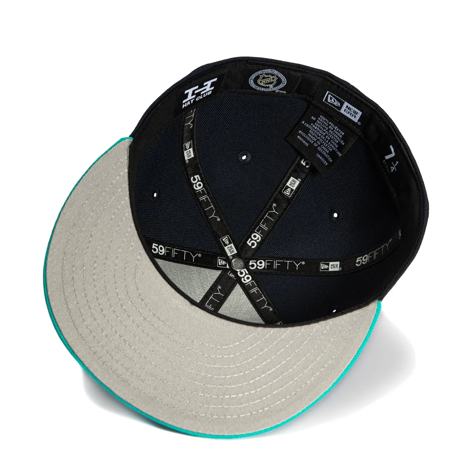 New Era 59Fifty New York Islanders Hat - Navy, Teal sold by Hat Club product image thumbnail 2