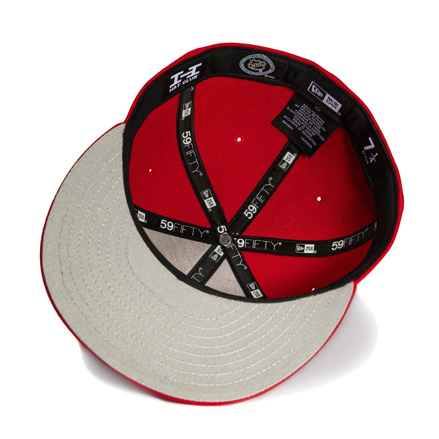New Era 59Fifty Detroit Red Wings OTC Hat - Red sold by Hat Club product image thumbnail 2
