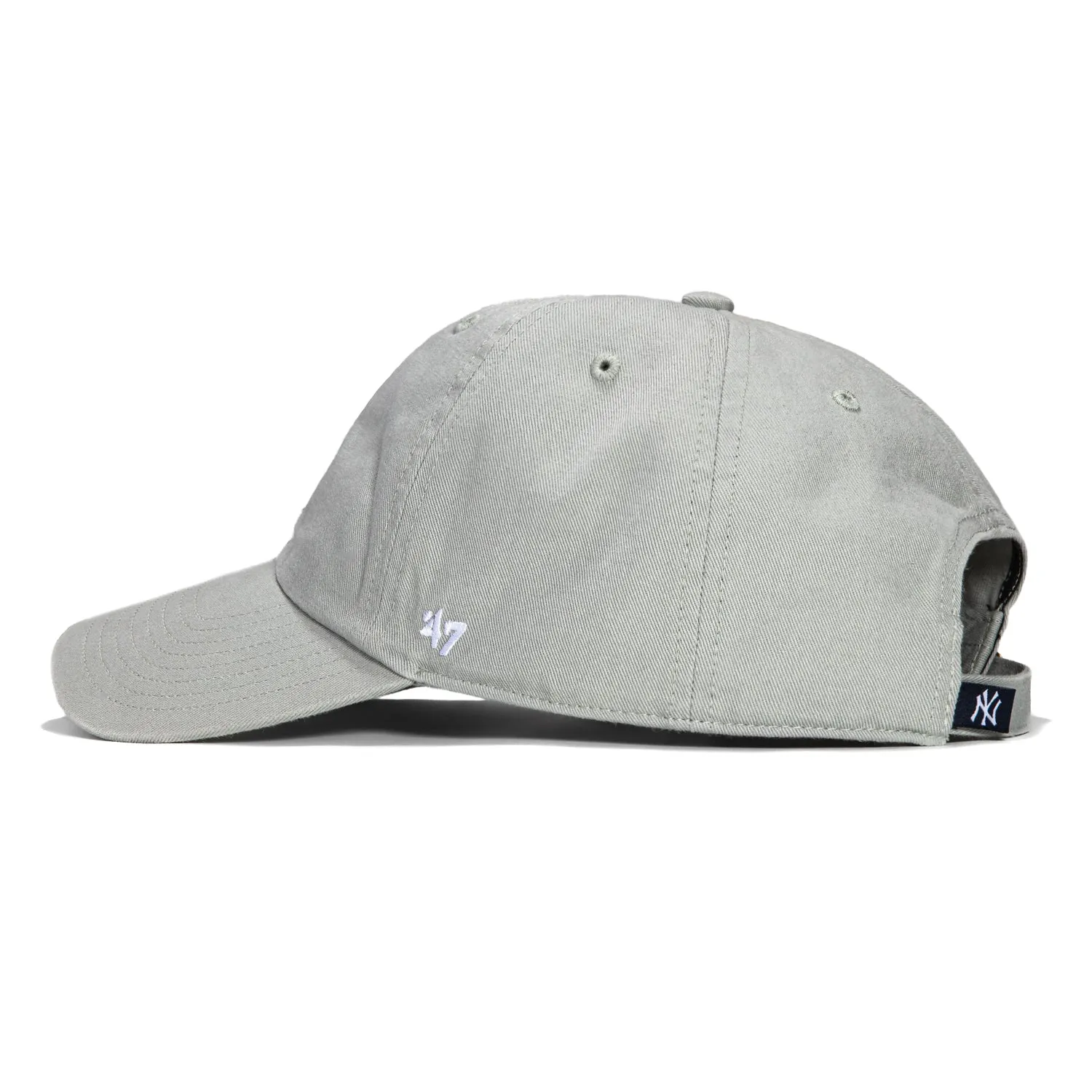 47 Brand New York Yankees Cleanup Adjustable Hat - Gray, White sold by Hat Club product image thumbnail 2