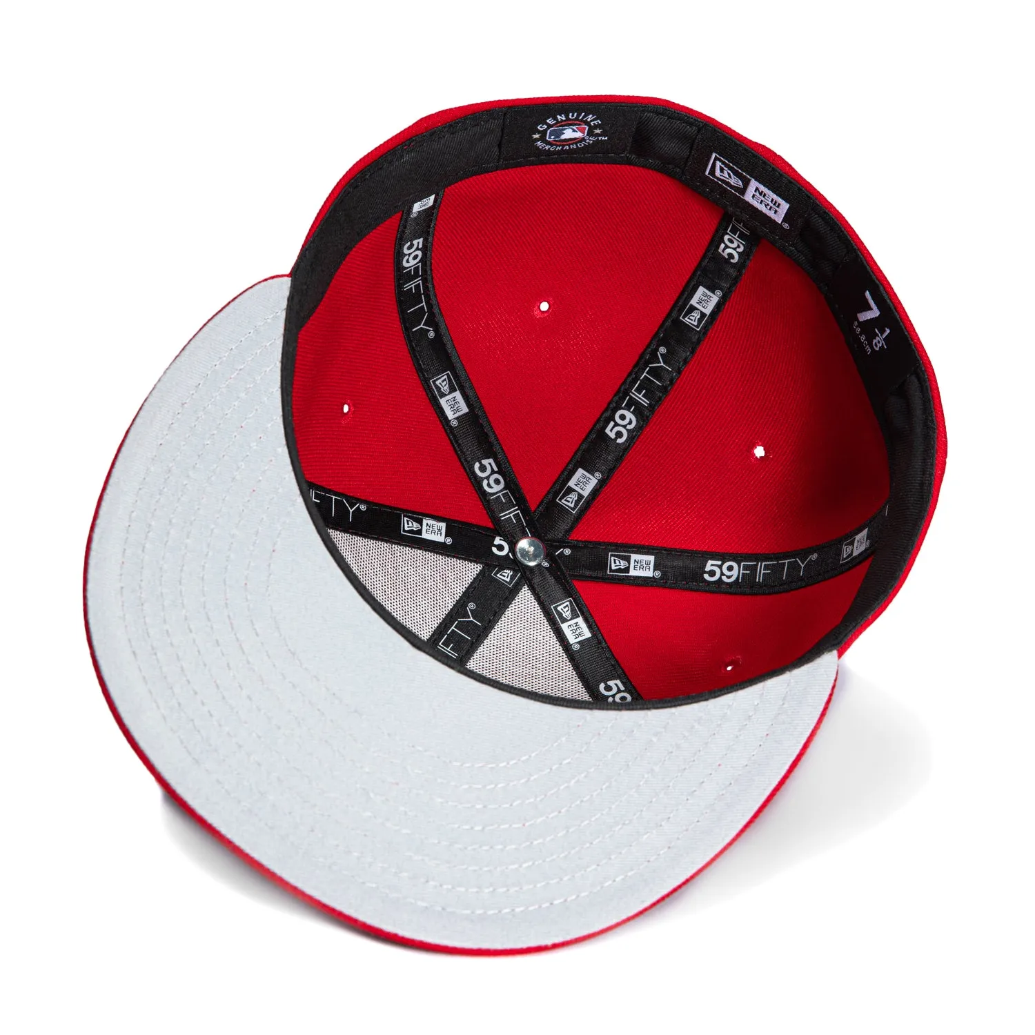New Era 59Fifty Los Angeles Dodgers Fitted Hat - Red, White sold by Hat Club product image thumbnail 2