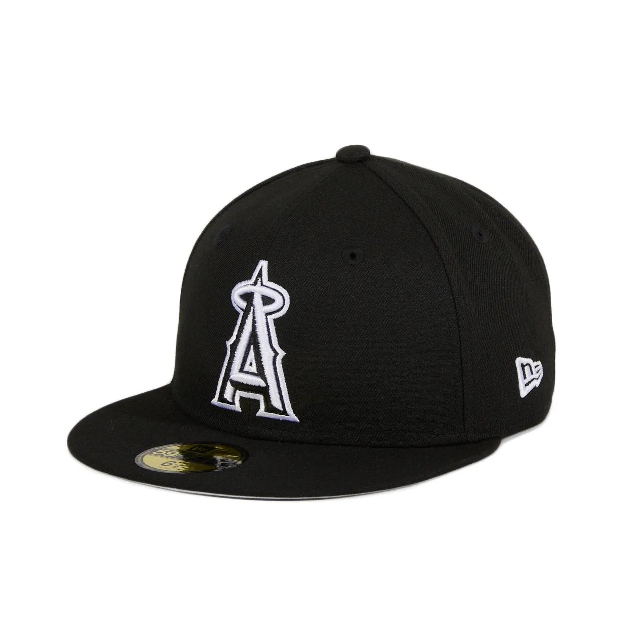 New Era 59Fifty Los Angeles Angels Hat - Black, White sold by Hat Club product image thumbnail 2