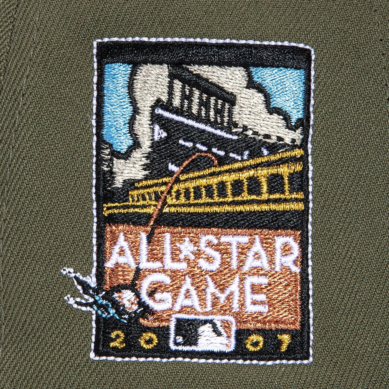 New Era 59Fifty San Francisco Giants 2007 All Star Game Patch Hat - Olive sold by Hat Club product image thumbnail 5