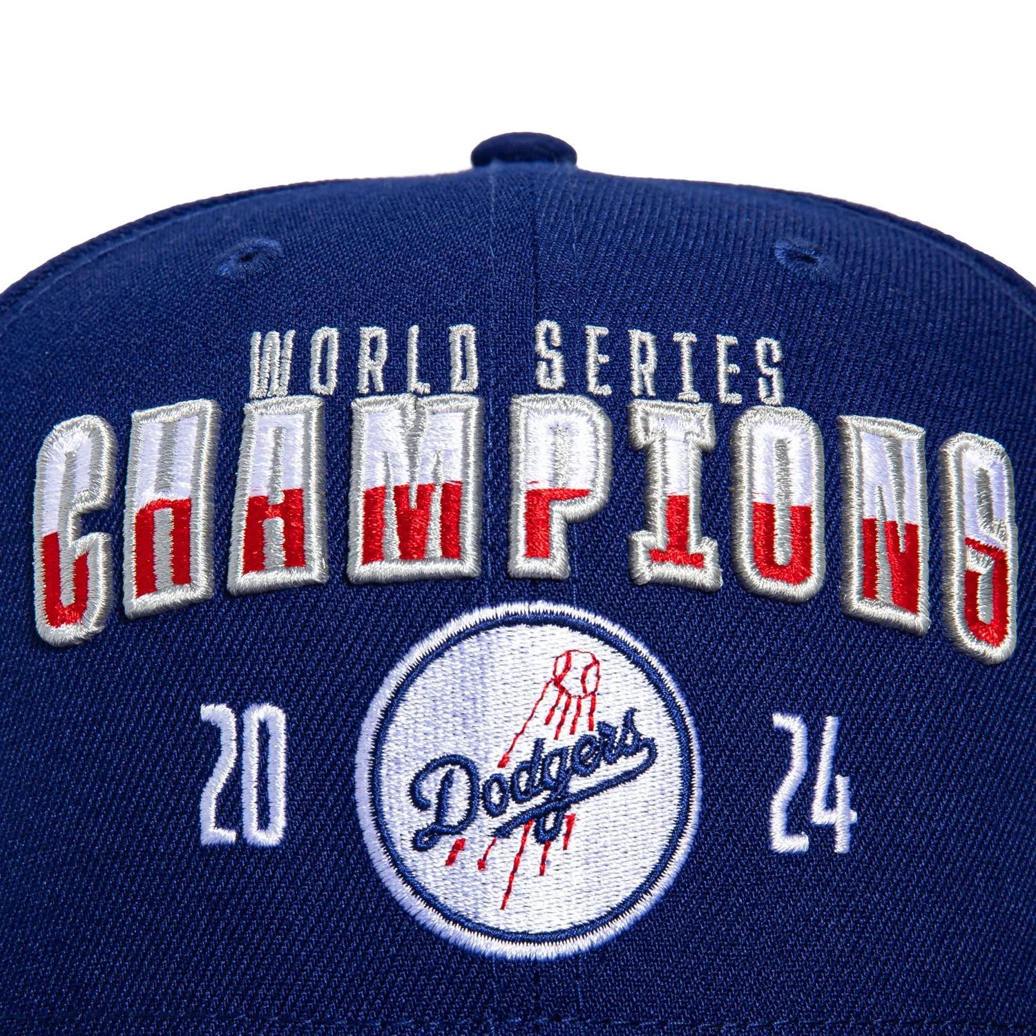 New Era 9Fifty Los Angeles Dodgers 2024 World Series Champions Snapback Hat - Royal sold by Hat Club product image thumbnail 3