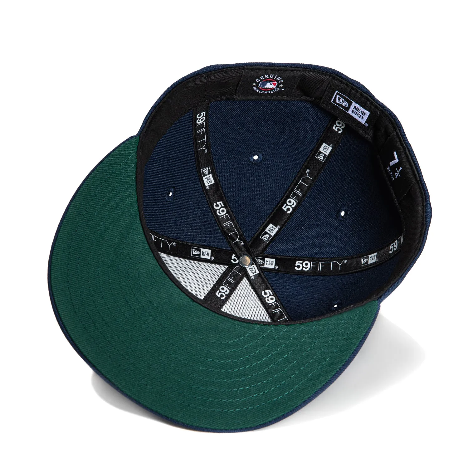 New Era 59Fifty Los Angeles Dodgers Upside Down Hat - Navy, White sold by Hat Club product image thumbnail 2