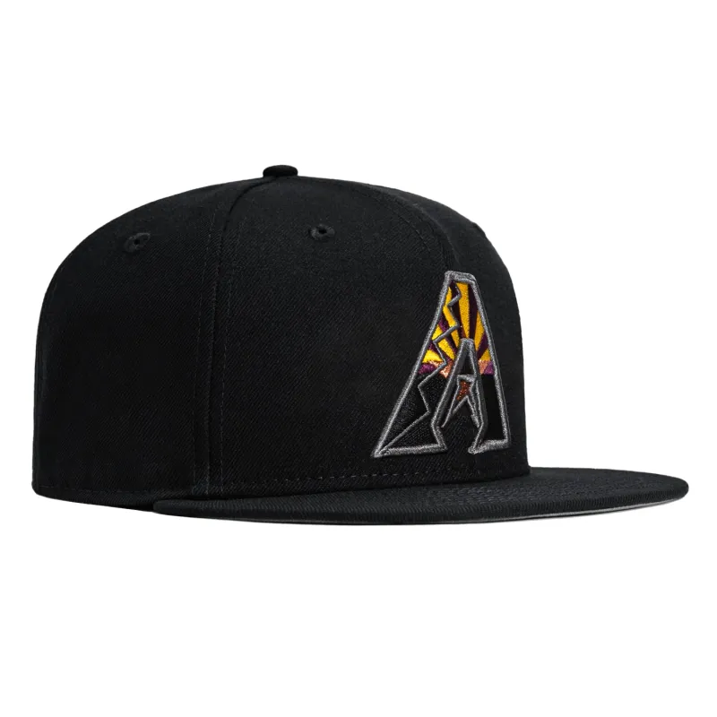 New Era 59Fifty Arizona Diamondbacks A Flag Hat - Black sold by Hat Club