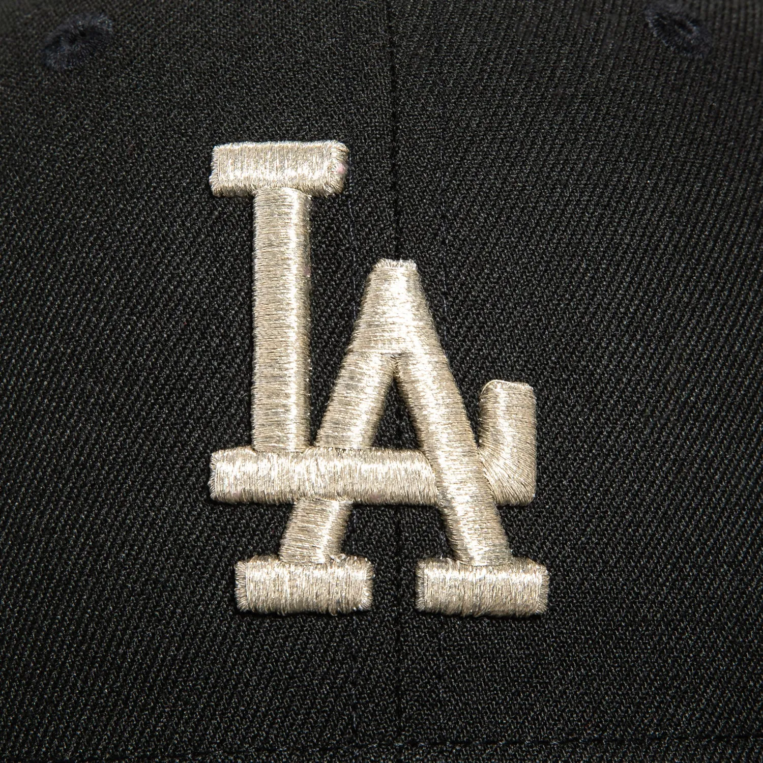 New Era 59Fifty Los Angeles Dodgers 1988 World Series Patch Hat - Black, Metallic Silver sold by Hat Club product image thumbnail 4
