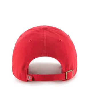 47 Brand San Francisco 49ers Adjustable Cleanup Hat - Red sold by Hat Club product image thumbnail 2