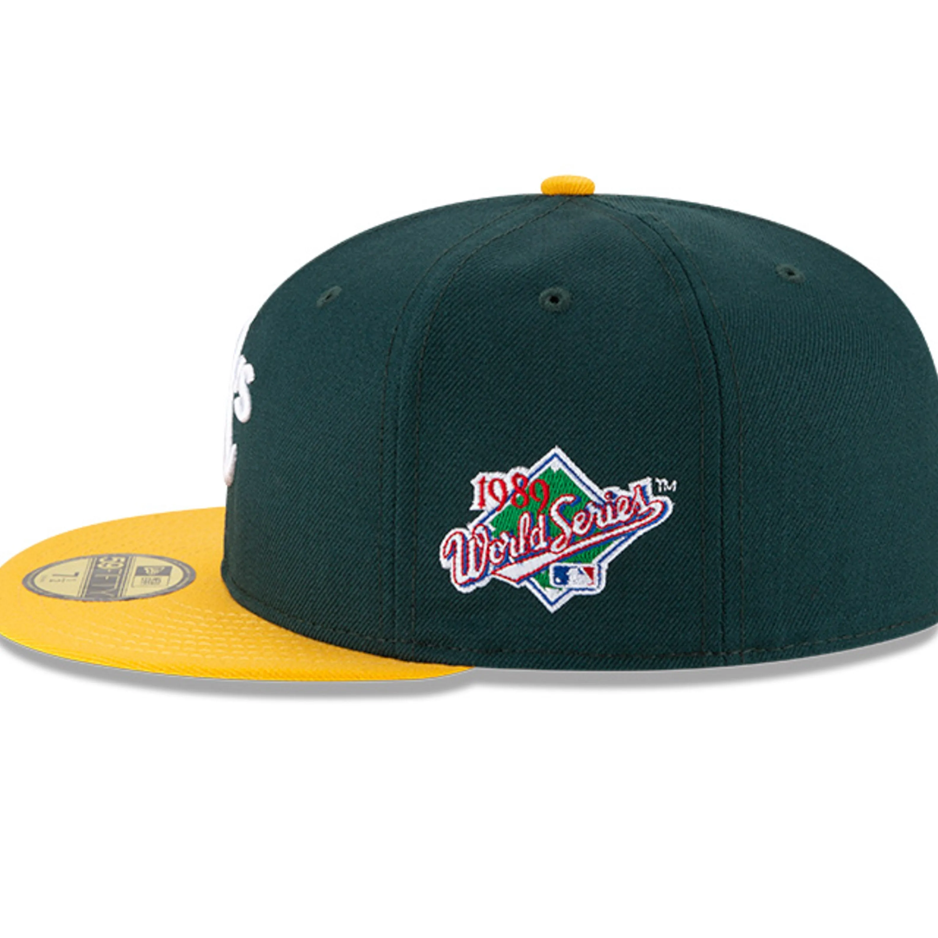 New Era 59Fifty Oakland Athletics 1989 World Series Hat - Green, Gold sold by Hat Club product image thumbnail 4