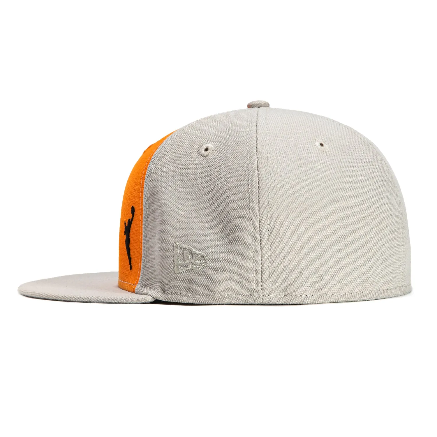 New Era 59Fifty Flawless Chicago Sky Logo Patch WNBA Logo Hat - Stone, Light Orange sold by Hat Club product image thumbnail 4