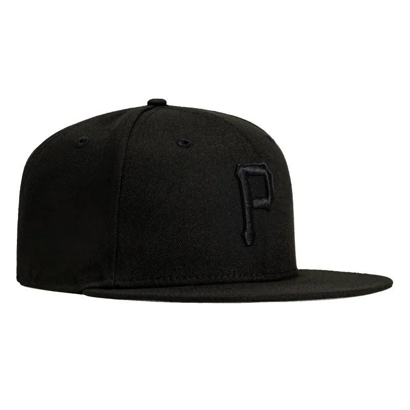 New Era 9Fifty MLB Basic Pittsburgh Pirates Snapback Hat - Black, Black made by New Era