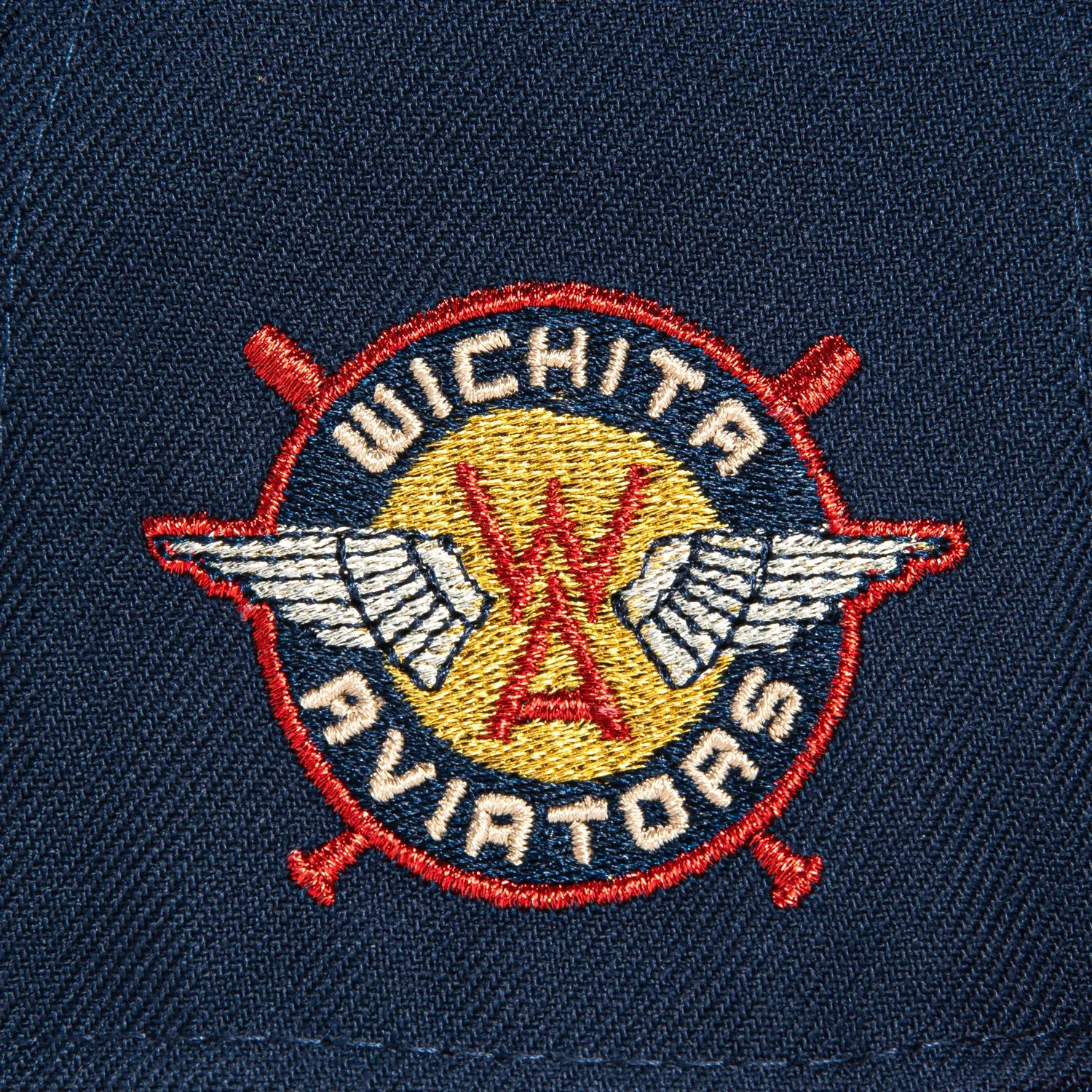 New Era 59Fifty Wichita Aviators Logo Patch Hat - Navy, Red sold by Hat Club product image thumbnail 5