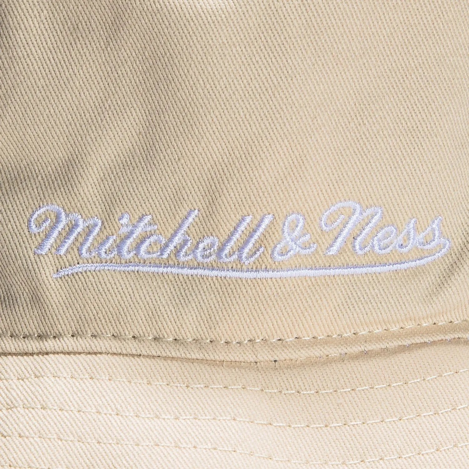 Mitchell & Ness Brooklyn Nets Bucket Hat - Off White sold by Hat Club product image thumbnail 3