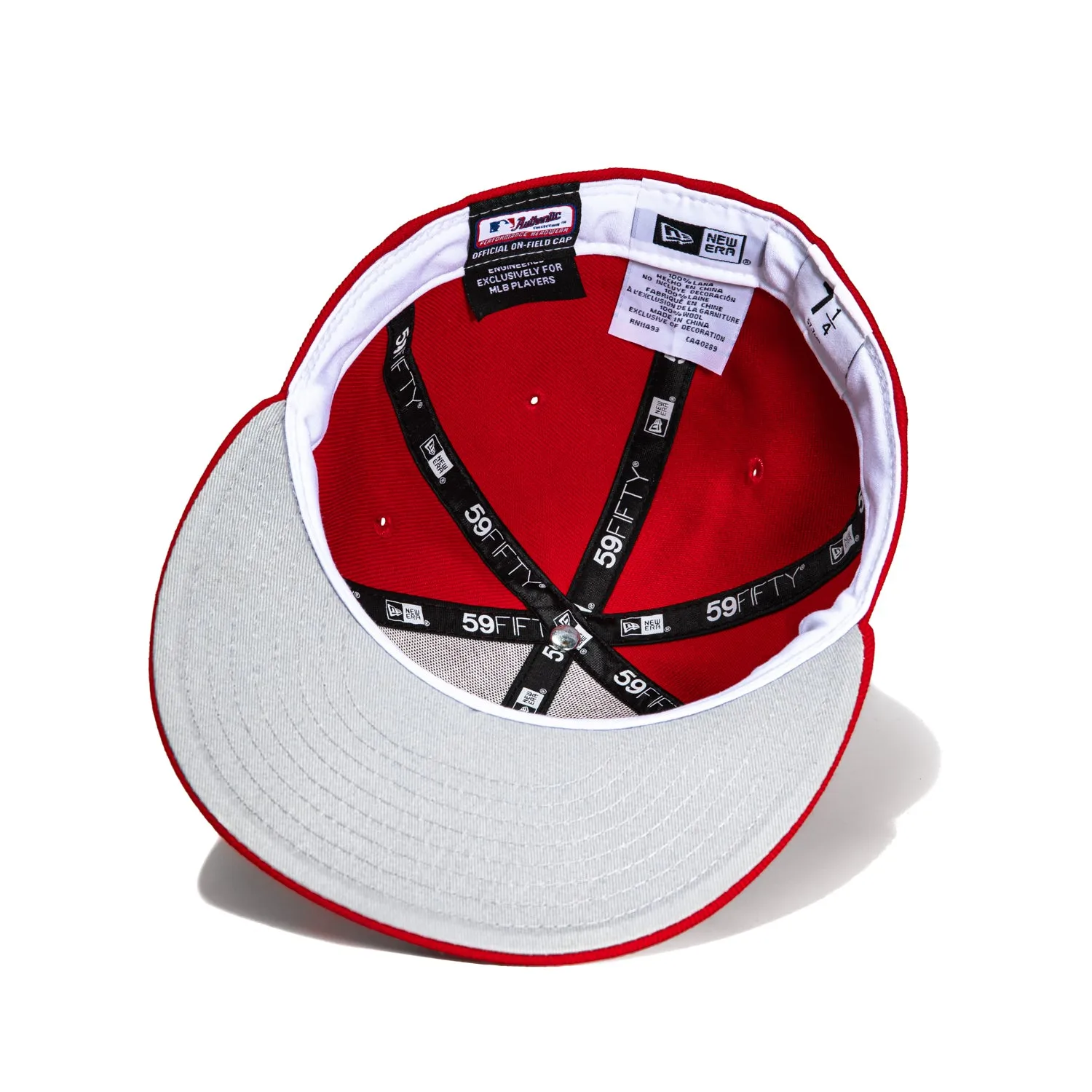 New Era 59Fifty Retro On-Field Washington Nationals Game Hat - Red sold by Hat Club product image thumbnail 2