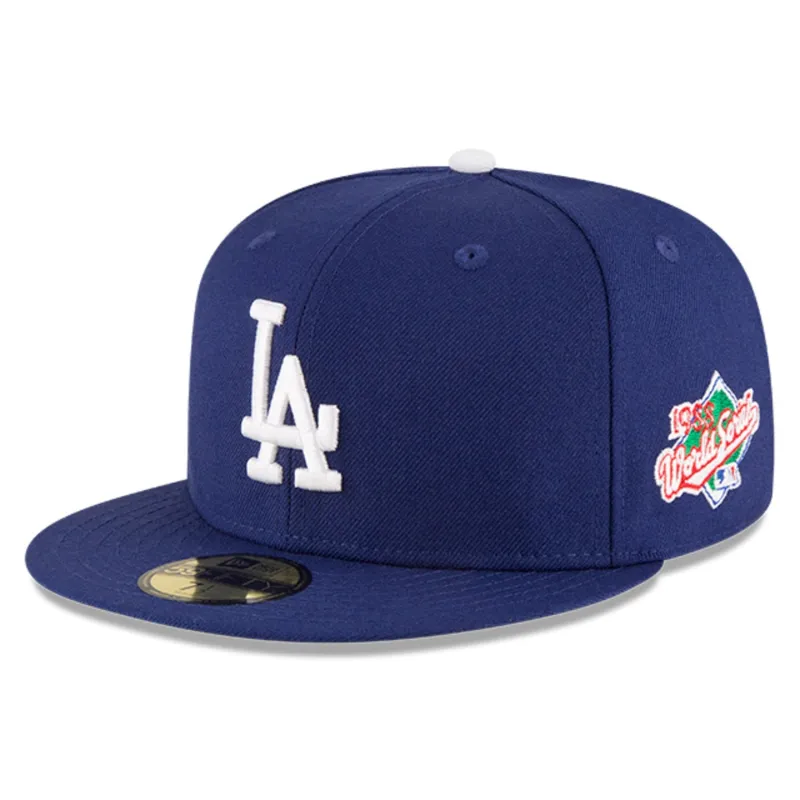 New Era 59Fifty Los Angeles Dodgers 1988 World Series Patch Hat - Royal sold by Hat Club