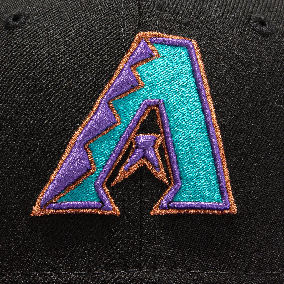 New Era 59Fifty Retro On-Field Arizona Diamondbacks 1998 Hat - Black, Teal, Purple sold by Hat Club product image thumbnail 4