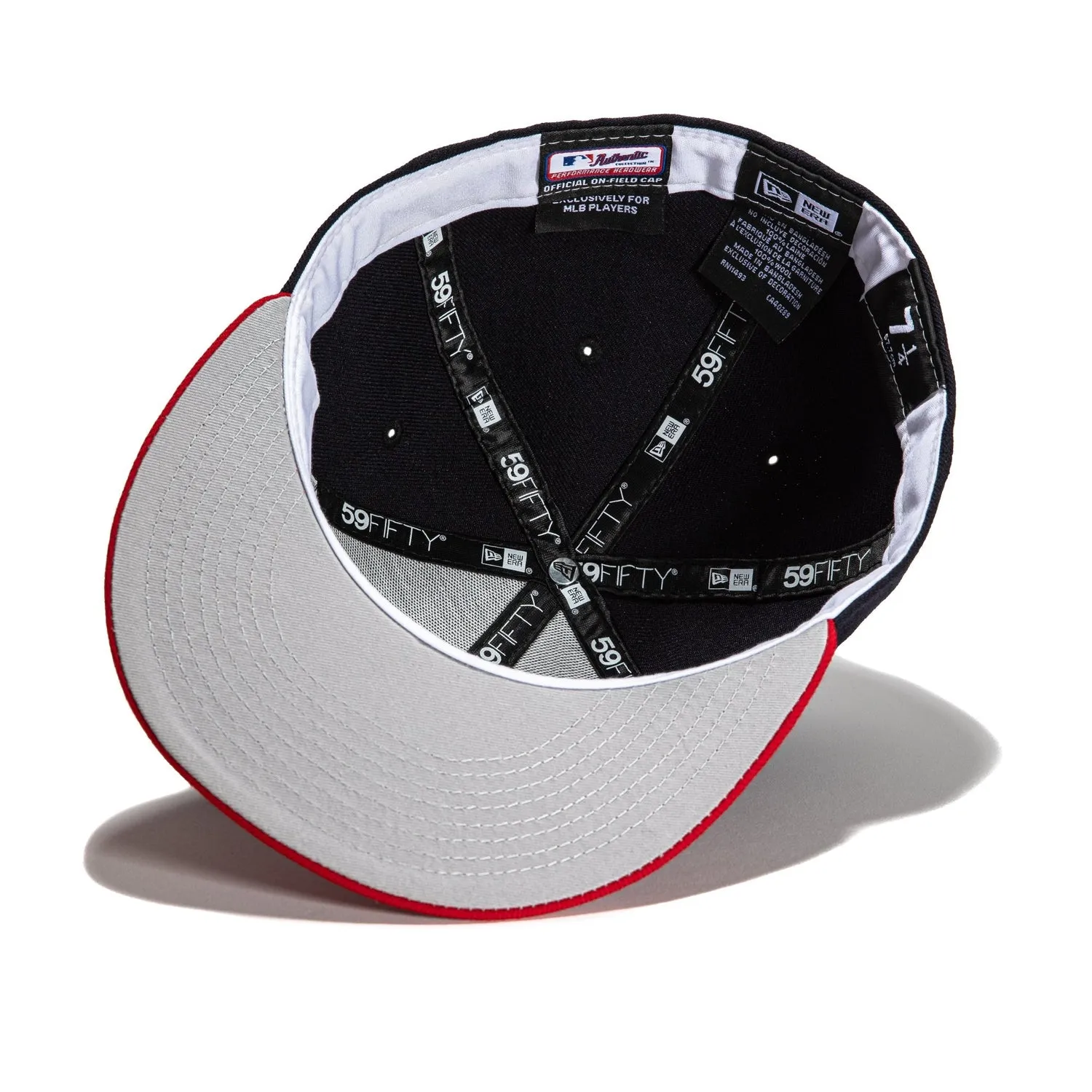 New Era 59Fifty Retro On-Field Atlanta Braves Home Hat - Navy, Red sold by Hat Club product image thumbnail 2