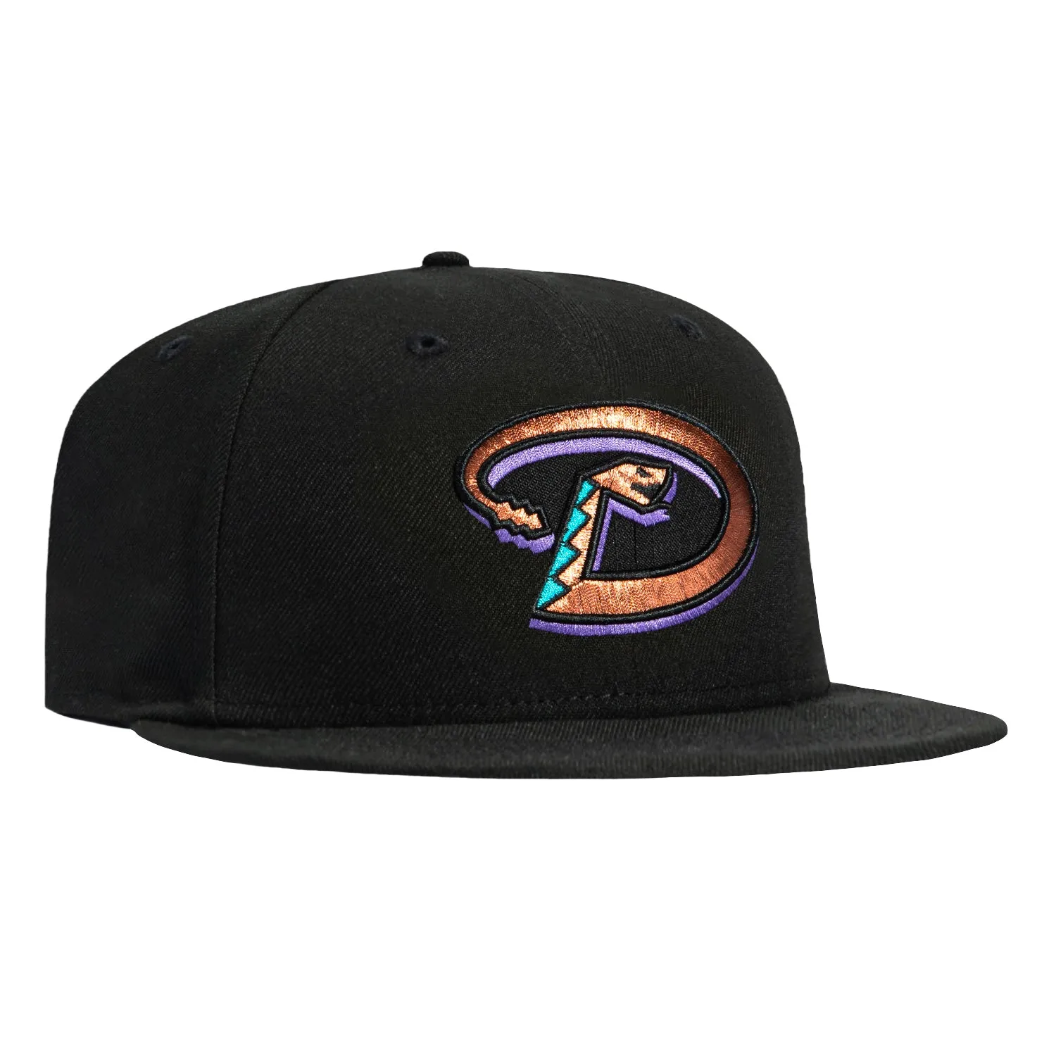 New Era 59Fifty Retro On-Field Arizona Diamondbacks D Hat -Black, Metallic Copper sold by Hat Club