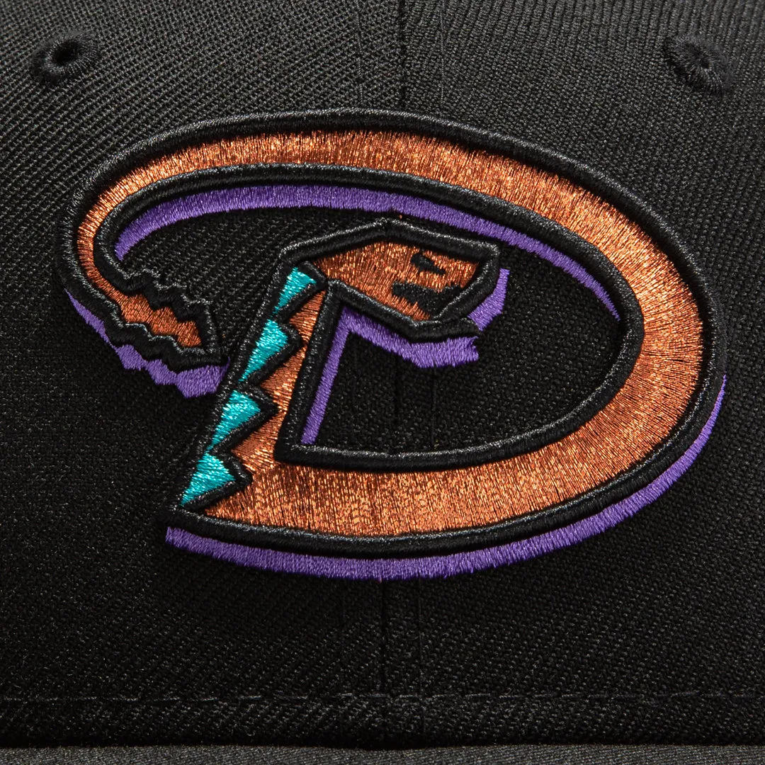 New Era 59Fifty Retro On-Field Arizona Diamondbacks D Hat -Black, Metallic Copper sold by Hat Club product image thumbnail 4
