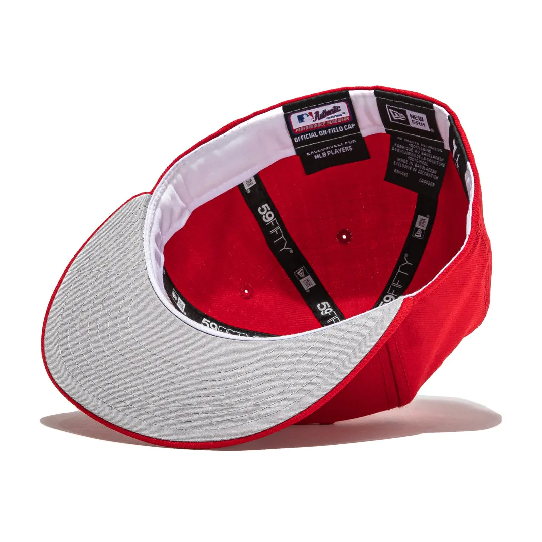 New Era 59Fifty Retro On-Field Los Angeles Angels Game Hat - Red sold by Hat Club product image thumbnail 2