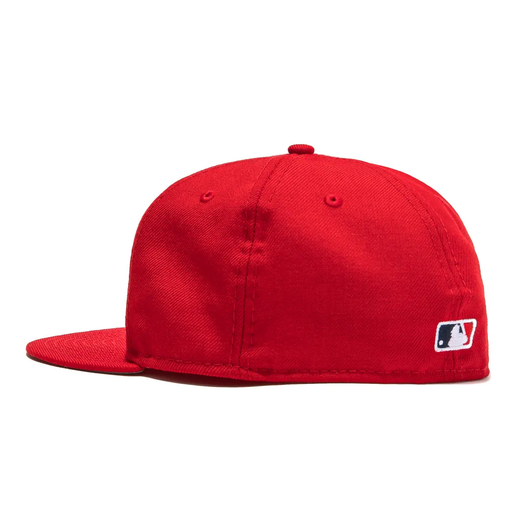New Era 59Fifty Retro On-Field Los Angeles Angels Game Hat - Red sold by Hat Club product image thumbnail 3