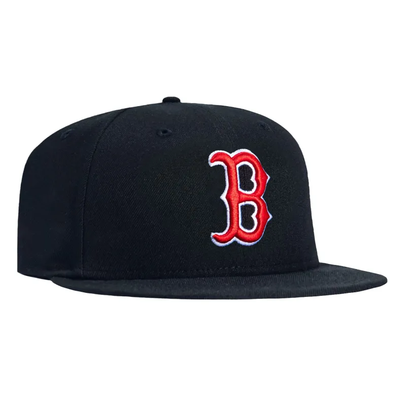 New Era 59Fifty Retro On-Field Boston Red Sox Game Hat - Navy sold by Hat Club