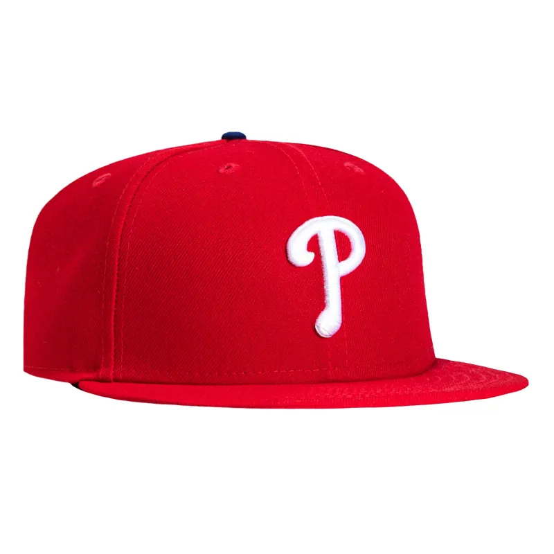 New Era Authentic Collection Philadelphia Phillies On-Field Game Hat - Red sold by Hat Club