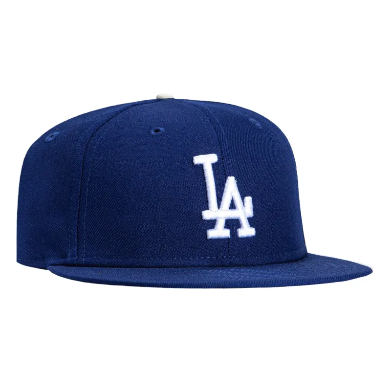New Era 59Fifty Retro On-Field Los Angeles Dodgers Game Hat - Royal, White sold by Hat Club