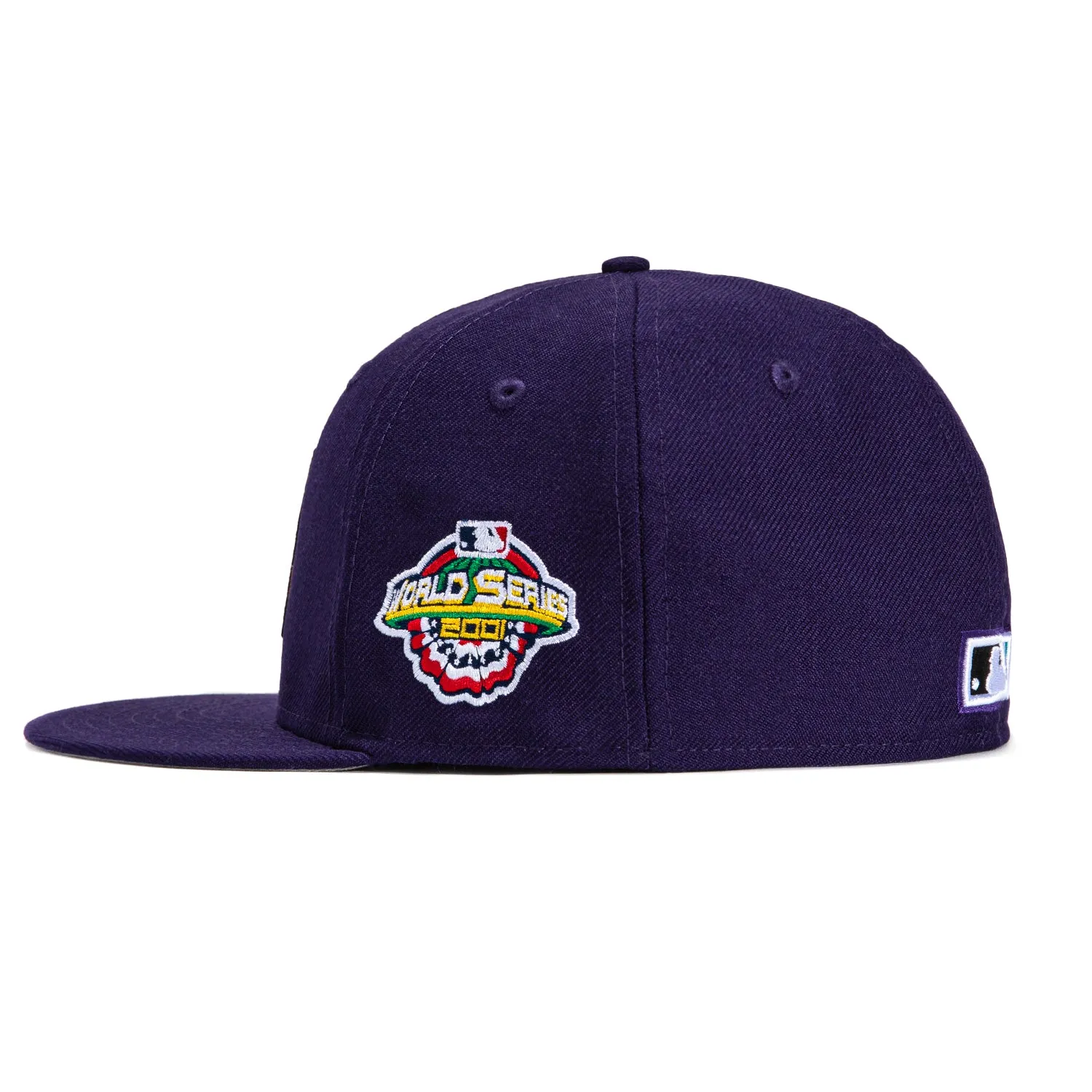 New Era 59Fifty Arizona Diamondbacks 2001 World Series Patch Hat - Purple sold by Hat Club product image thumbnail 4