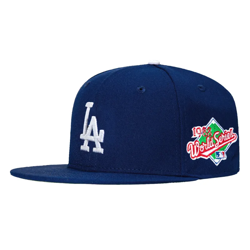 New Era 59Fifty Los Angeles Dodgers 1988 World Series Patch Game Hat - Royal sold by Hat Club