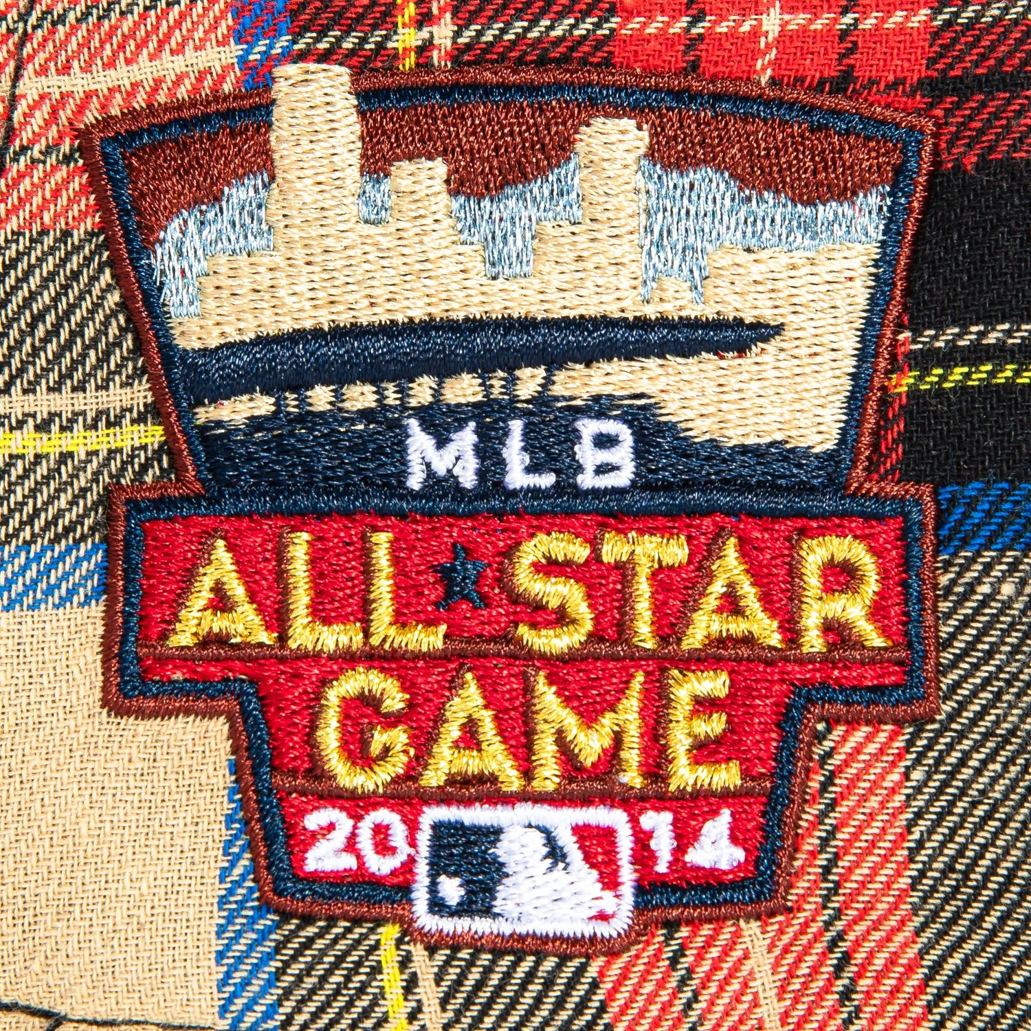 New Era 59Fifty Flannel Minnesota Twins 2014 All Star Game Patch Hat - Red Flannel, Navy sold by Hat Club product image thumbnail 5