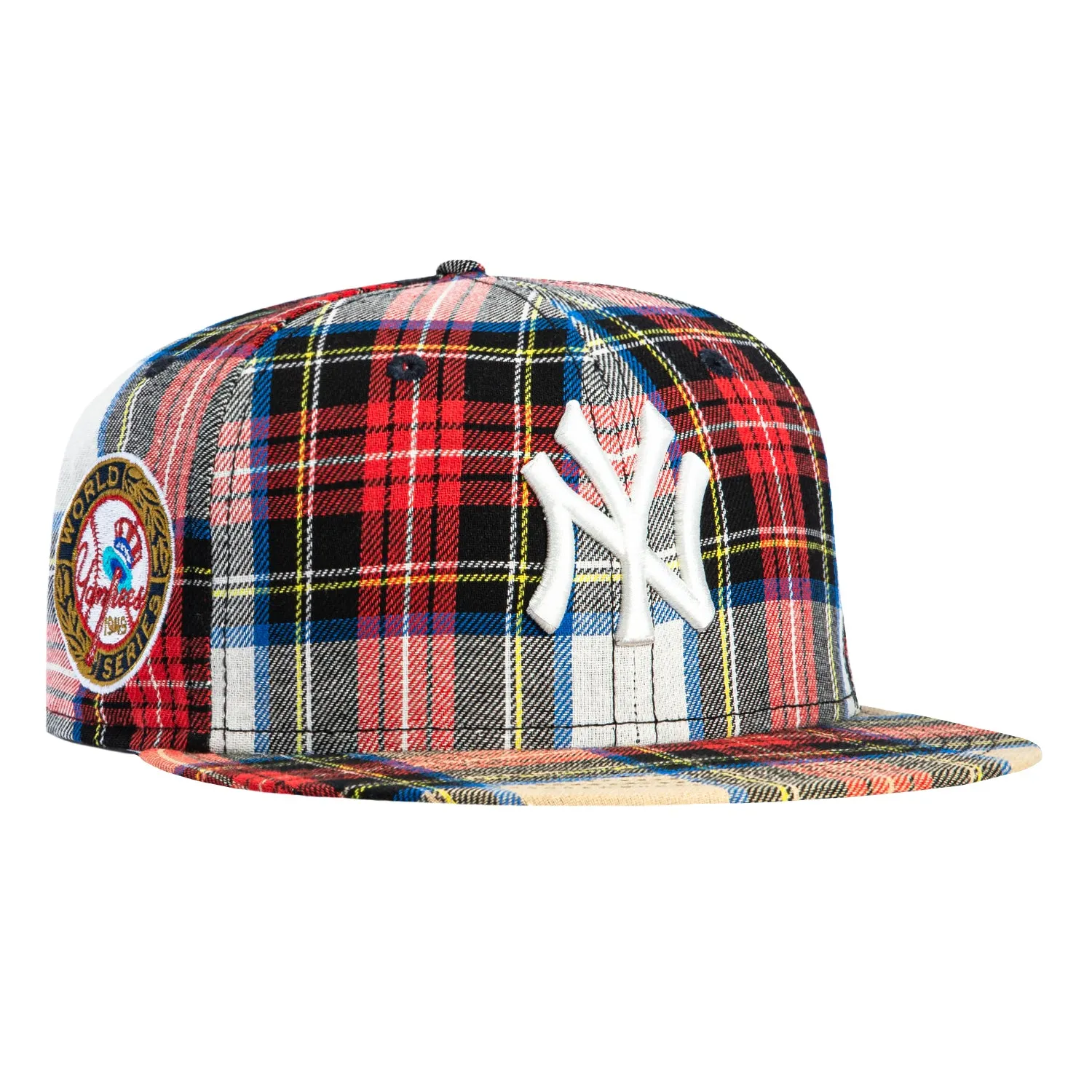 New Era 59Fifty Flannel New York Yankees 1949 World Series Patch Hat - Red Flannel sold by Hat Club