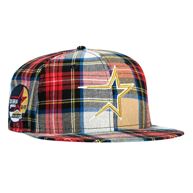 New Era 59Fifty Flannel Houston Astros 35th Anniversary Patch 1994 Hat - Red Flannel sold by Hat Club