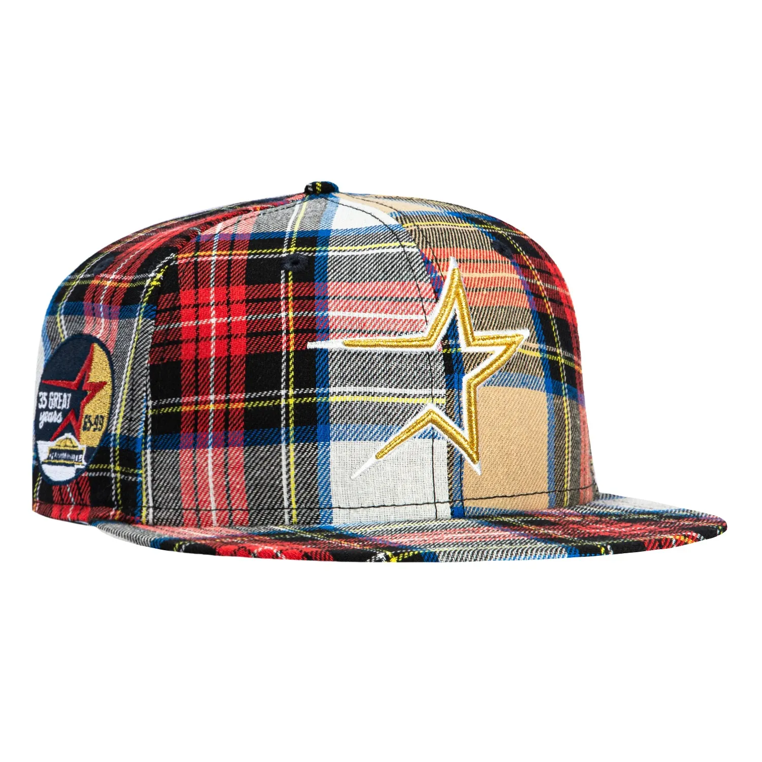 New Era 59Fifty Flannel Houston Astros 35th Anniversary Patch 1994 Hat - Red Flannel sold by Hat Club