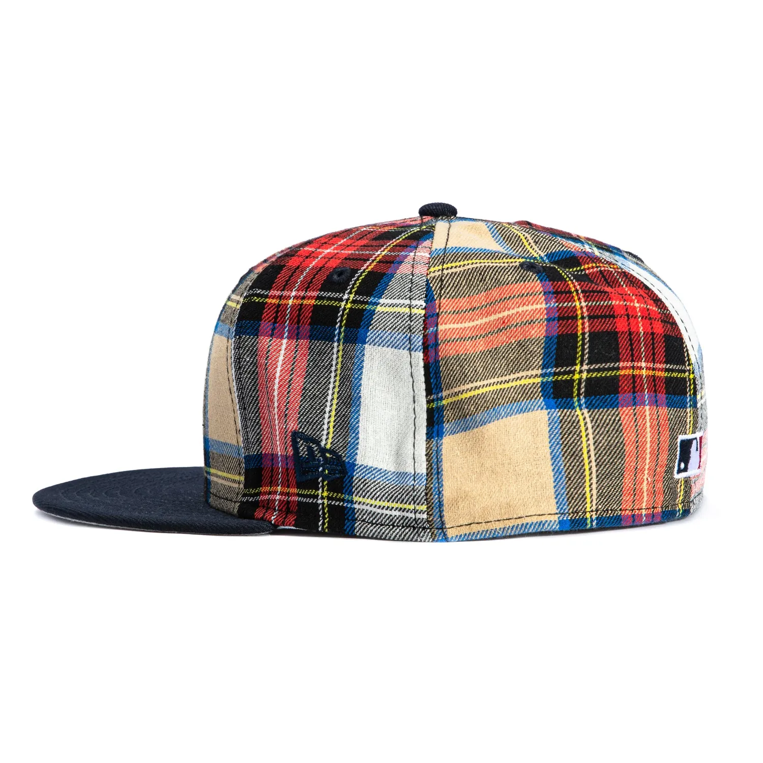 New Era 59Fifty Flannel Los Angeles Dodgers 50th Anniversary Stadium Patch Hat - Red Flannel, Navy sold by Hat Club product image thumbnail 3