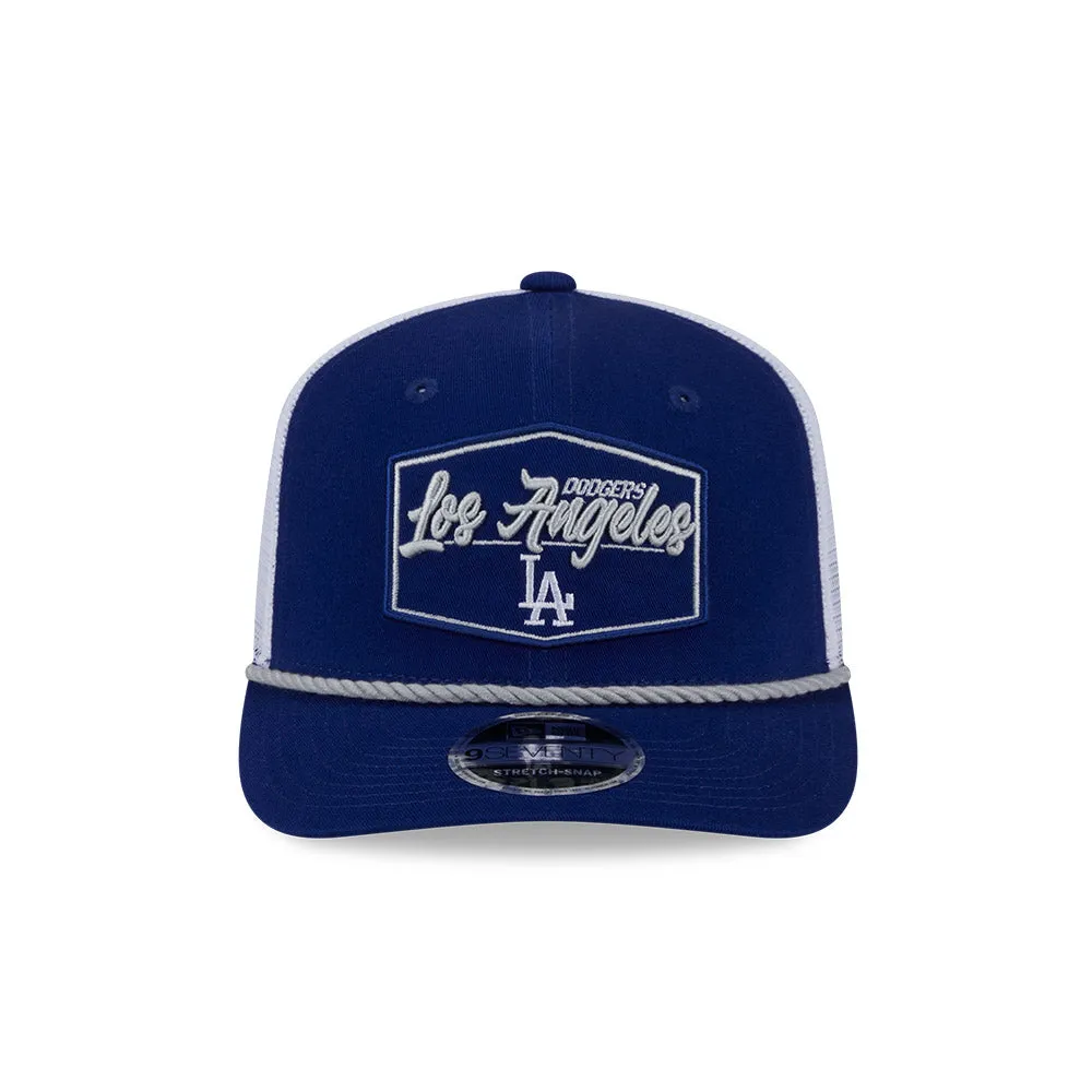 New Era 9Seventy Los Angeles Dodgers Snapback Trucker Pitch Hat - Royal, White sold by Hat Club product image thumbnail 2