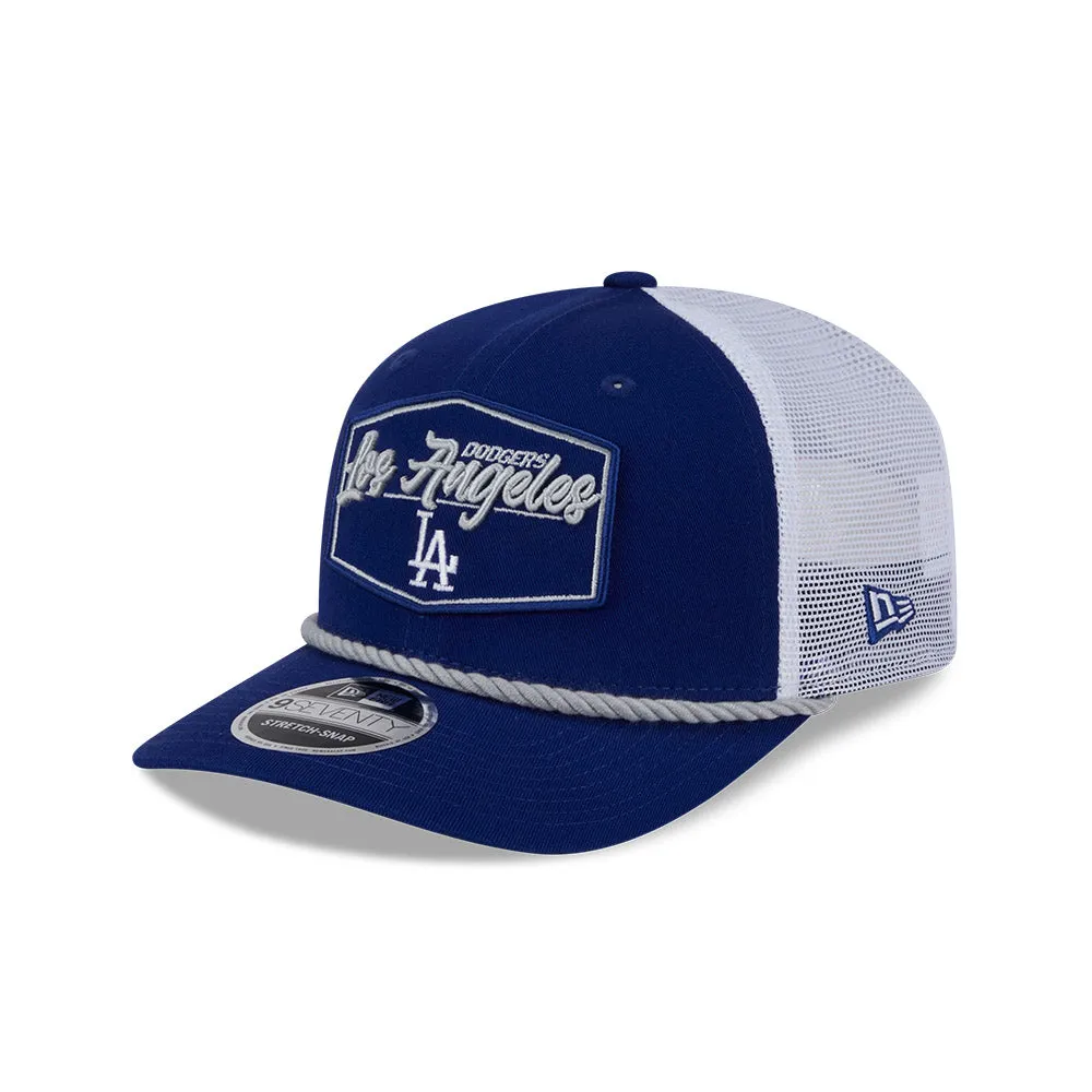 New Era 9Seventy Los Angeles Dodgers Snapback Trucker Pitch Hat - Royal, White sold by Hat Club product image thumbnail 3