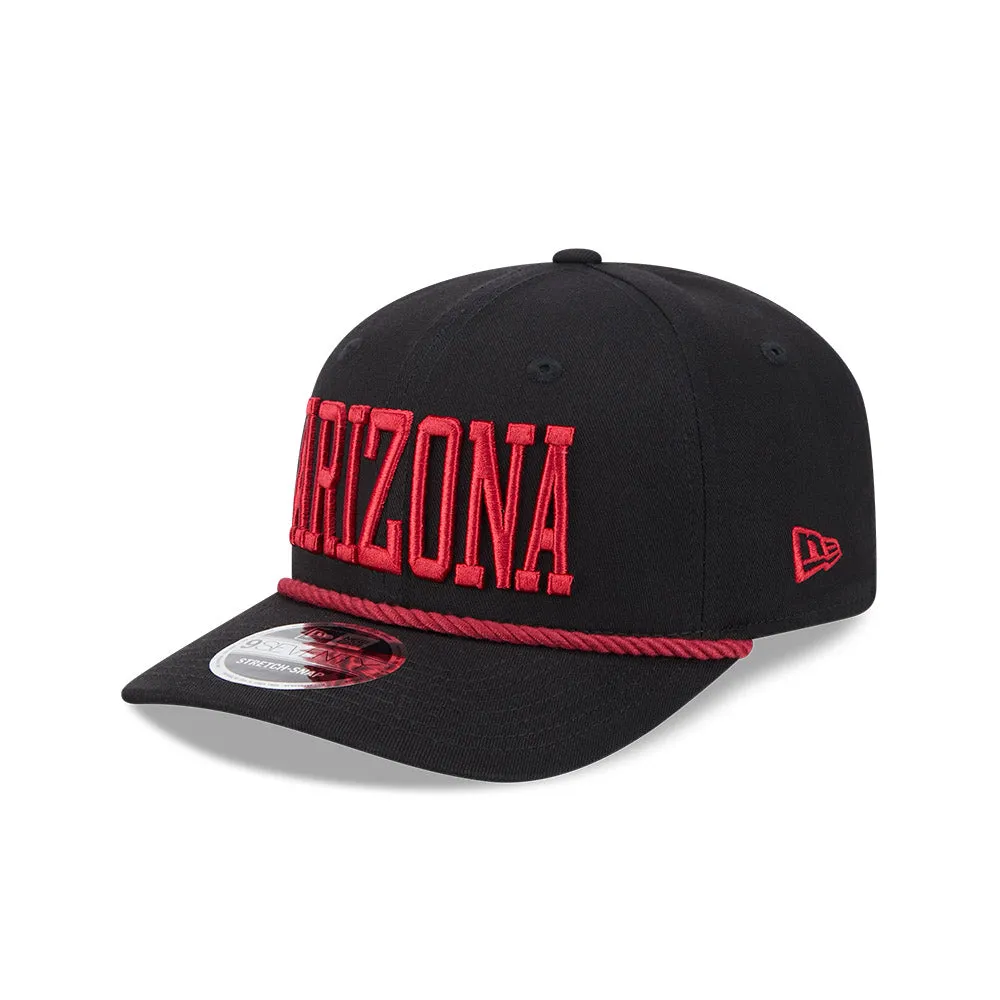 New Era 9Seventy Arizona Diamondbacks Snapback Rope Wordmark Hat - Black, Red sold by Hat Club product image thumbnail 3