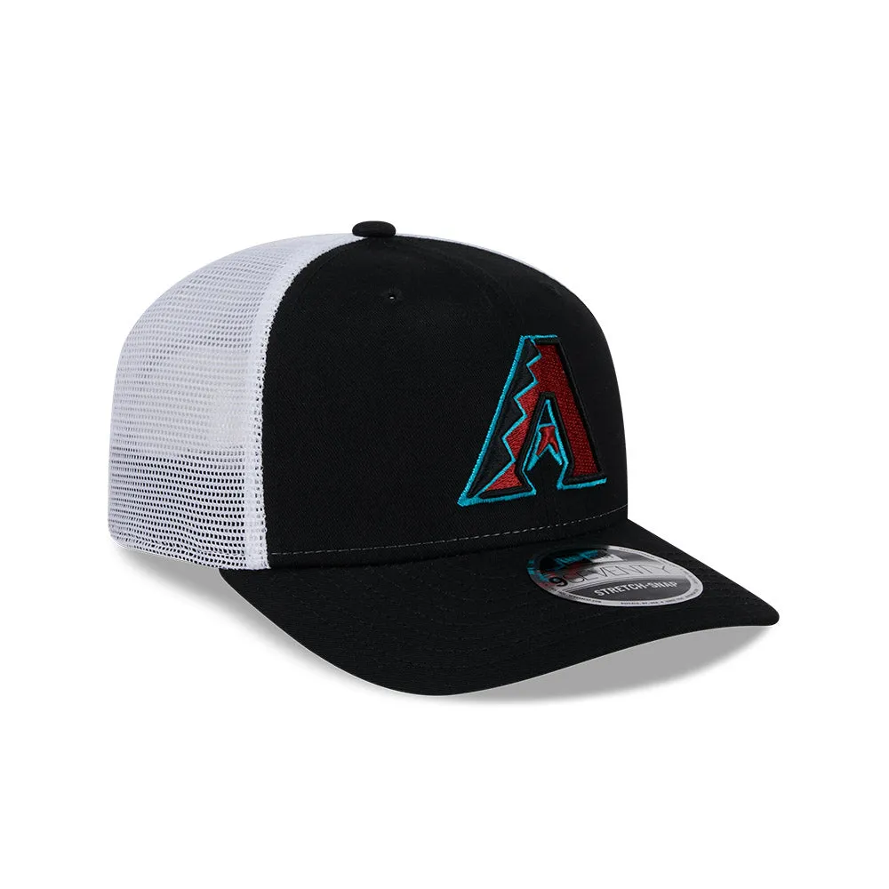 New Era 9Seventy Arizona Diamondbacks Snapback Trucker A Hat - Black, White sold by Hat Club
