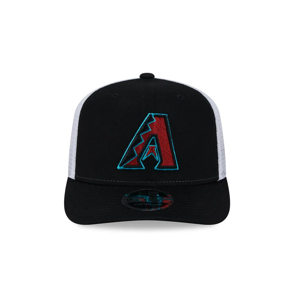 New Era 9Seventy Arizona Diamondbacks Snapback Trucker A Hat - Black, White sold by Hat Club product image thumbnail 3
