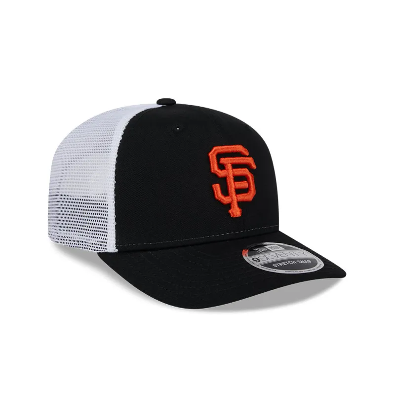 New Era 9Seventy San Francisco Giants Snapback Trucker Hat - Black, White made by New Era