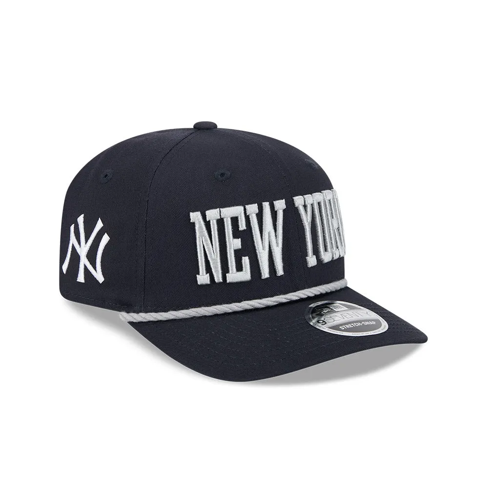 New Era 9Seventy New York Yankees Snapback Trucker Rope Hat - Navy, Grey sold by Hat Club