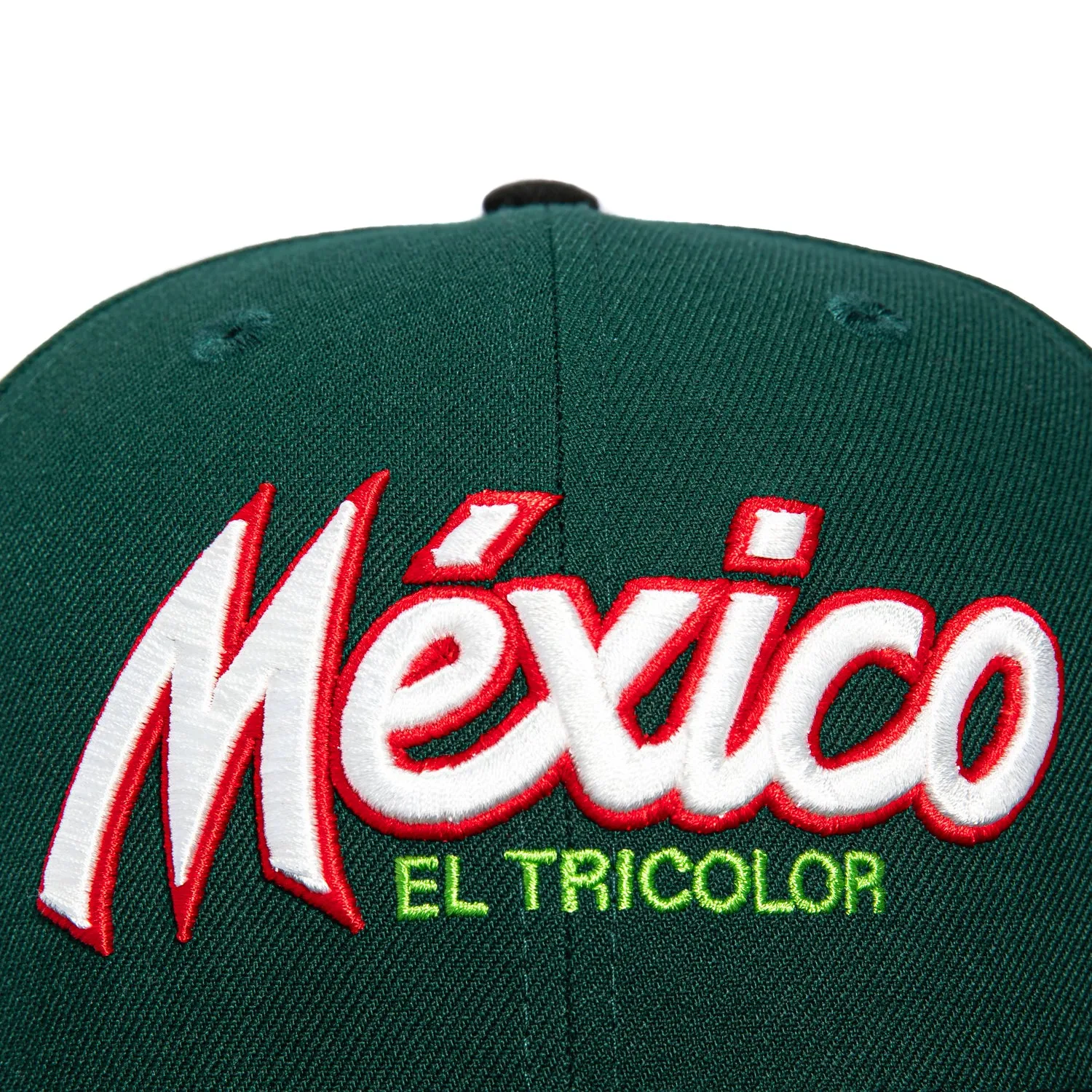 New Era 59Fifty Mexico El Tricolor Mexico Flag Patch Script Snapback Hat - Green, Black sold by Hat Club product image thumbnail 4