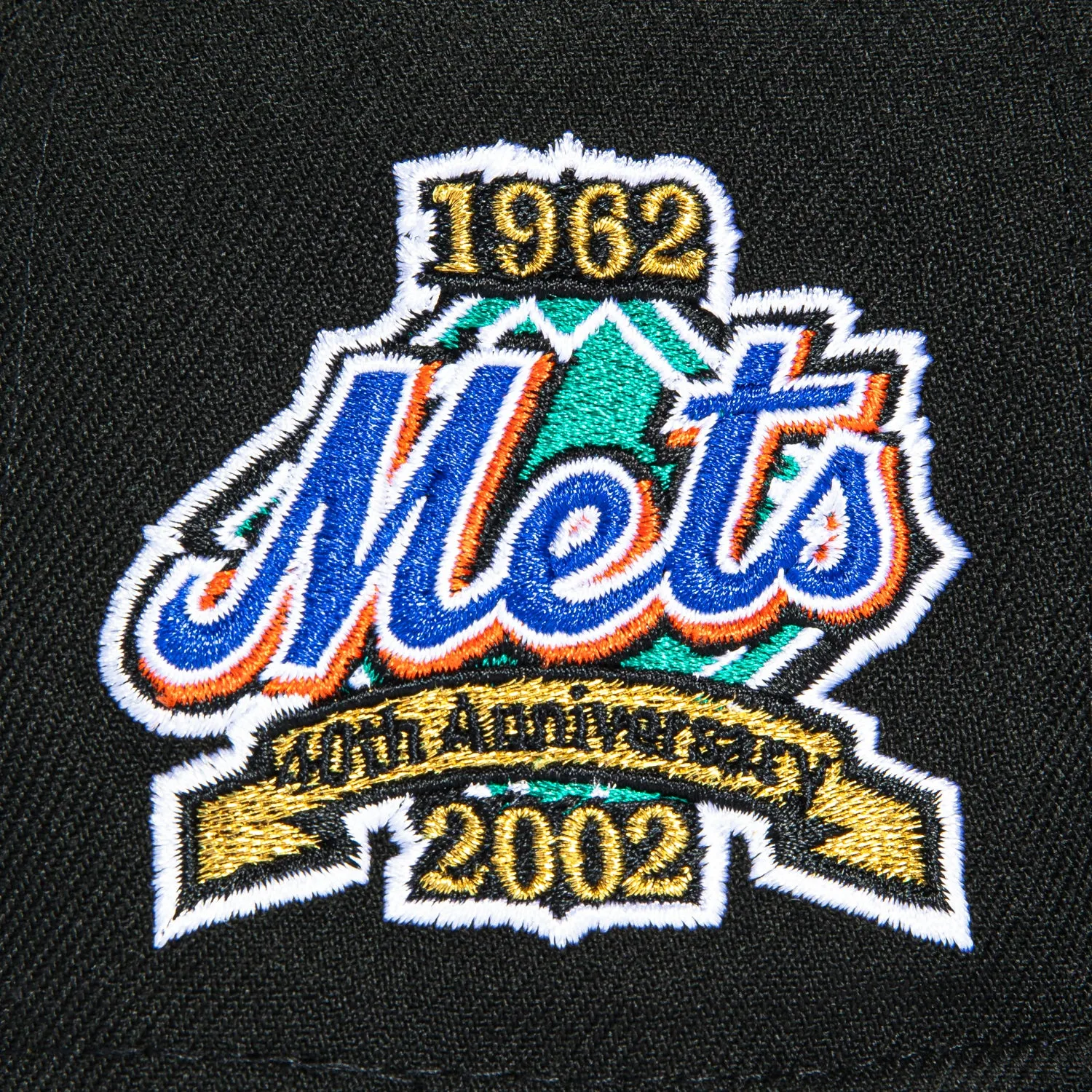 New Era 59Fifty New York Mets 40th Anniversary Patch Scribble Hat - Black, Royal sold by Hat Club product image thumbnail 5