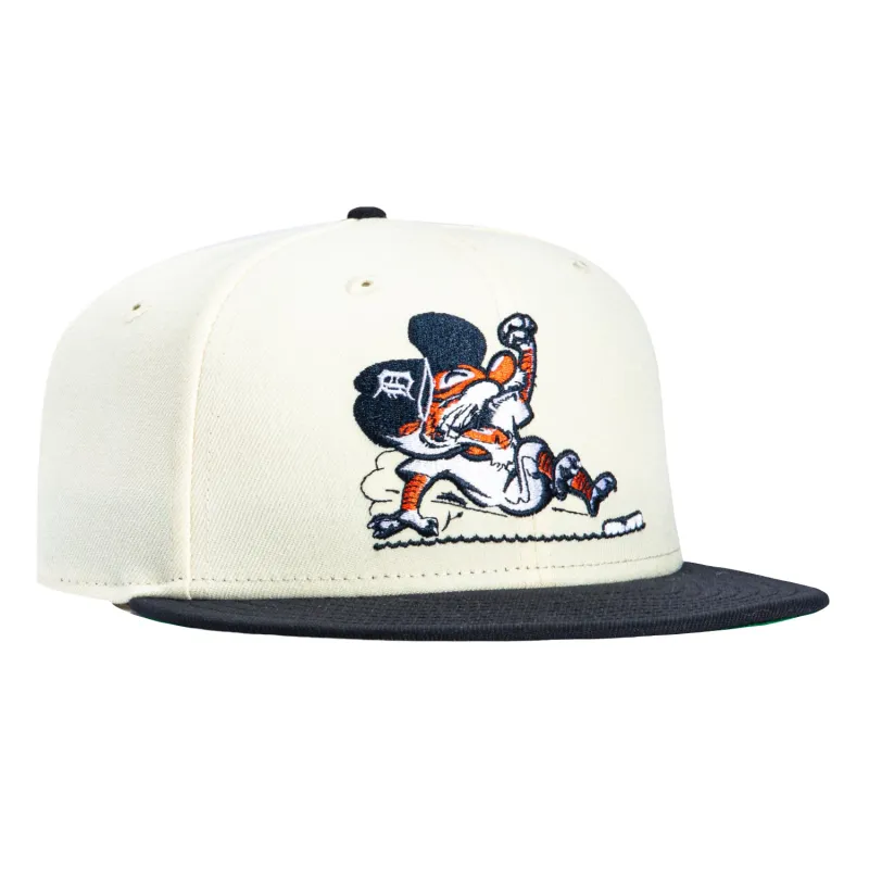 New Era 59Fifty Detroit Tigers Slide Hat - White, Navy sold by Hat Club
